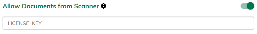 License Key Configuration