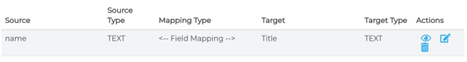 Content Service Mapping