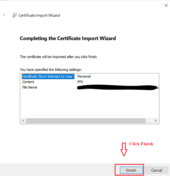 AOS Certificate Fix