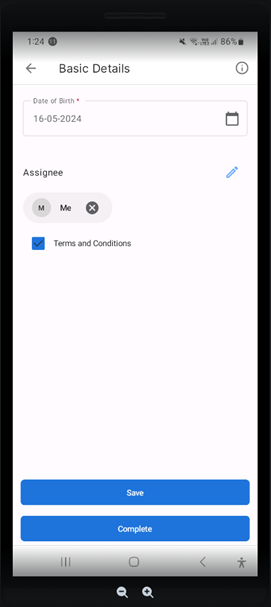 Task form