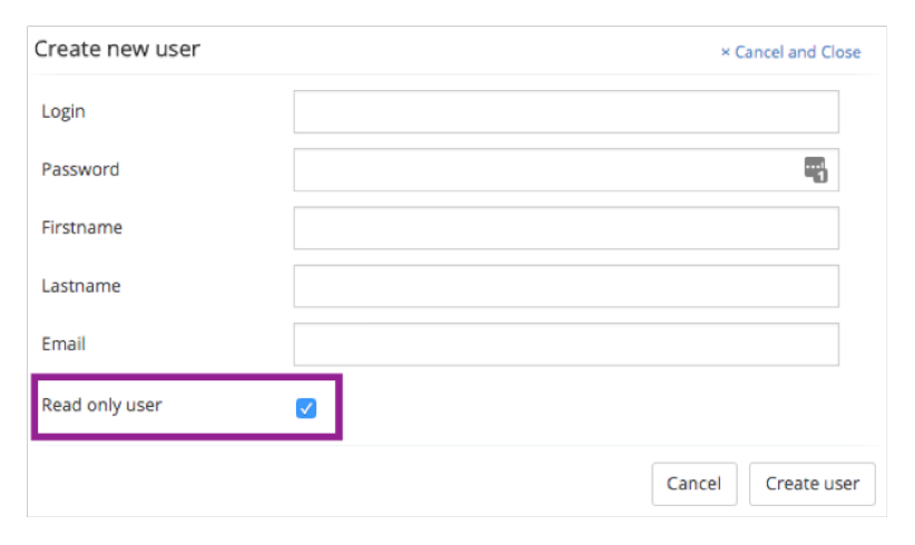 Read-only-user